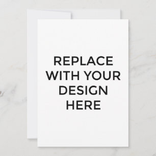 5x7" Card with Back Design Printing