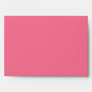 5x7 Dark Pink Outside Black Inside Envelope