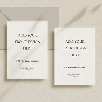 5x7" Double Sided Card Printing