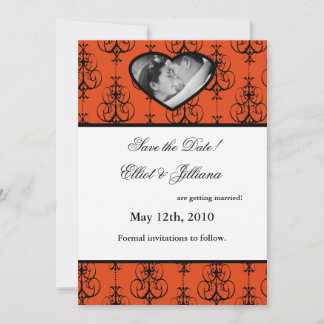 5x7 Enregistrer le Faire-part Fiançailles photo Da