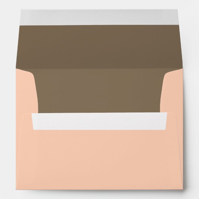 5x7  Envelope Option 1 Light Coral Pink/Brown Swir (Back (Bottom))