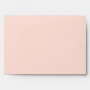 5x7 Envelope Option 1 Pink/Peach Rose with Leaves