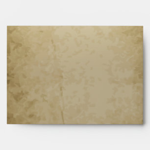 5x7 Envelope Option 1 Vintage Brown Damask