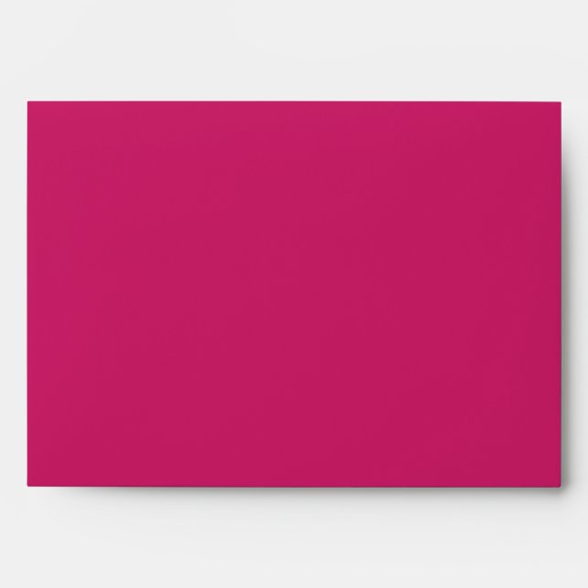 5x7  Envelope Option 2 Lime Green/Hot Pink Flower (Front)
