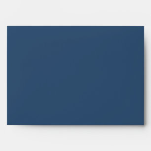 5x7  Envelope Option 2 Navy Blue Dandelion Flower