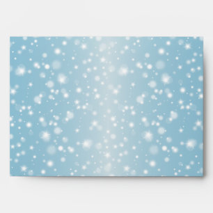 5x7  Envelope Option 2 Twinkling Snow / Bare Tree