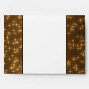 5x7  Envelope Option 2 Winter Brown / Stars & Bubb