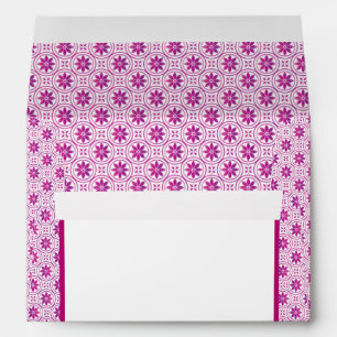 5x7  Envelope Option 3 Magenta Purple Formal Flowe