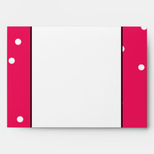 5x7  Envelope Option 4 Hot Pink/Black Giraffe Love