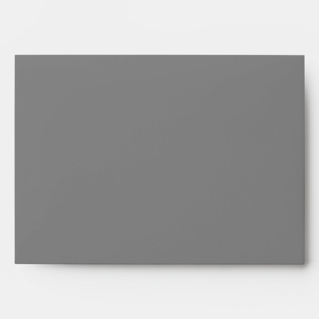 5x7 Enveloppe Gris Argent Hors Jaune Intérieur (Devant)