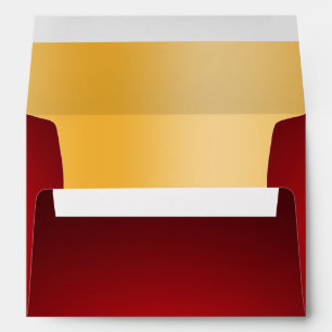 5x7 Enveloppe Option 1 Lord Ganesha/Hindu Red Spir