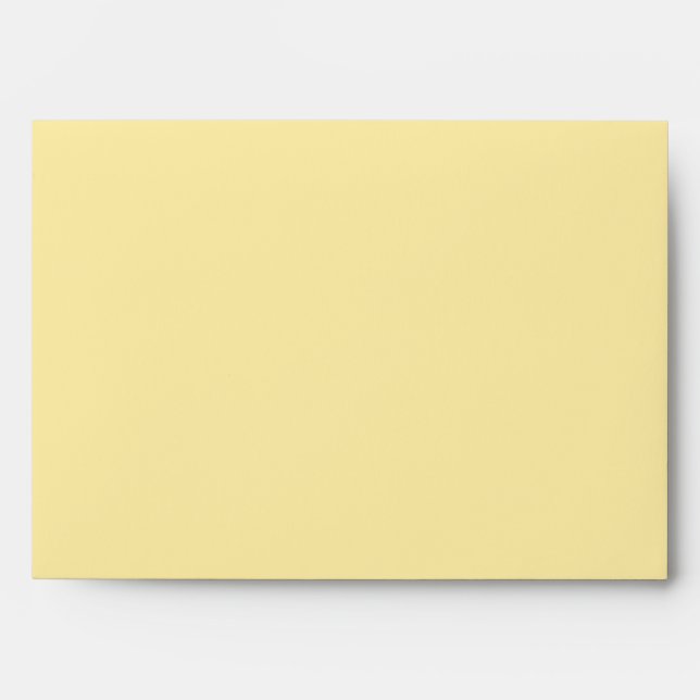 5x7 Enveloppe Option 2 Fleur de pavot jaune moutar (Devant)