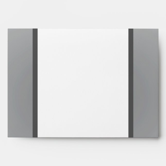 5x7 Enveloppe Option 3 Arbres gris d'hiver Neige n (Devant)