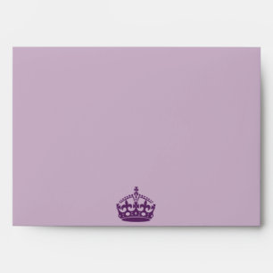 5x7 Enveloppe Option 5 Couronne royale pourpre/per