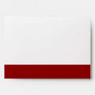 5x7 Enveloppe Option 5 Embellis rouge Crimson