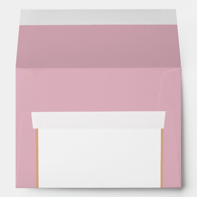 5x7 Enveloppe Option 5 Lanterne/Fleurs violettes r (Dos (Bas))