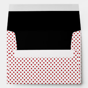 5x7 Enveloppe rennes Noël XMAS Polka Dot Pok