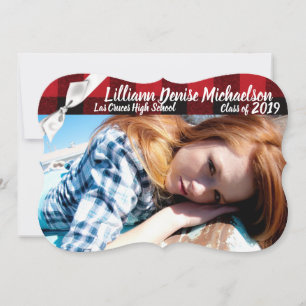 5x7 Faire-part principal Bonnet d'ours plat de Buf