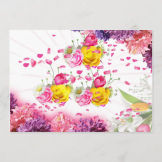 5X7 Flowers Greeting card