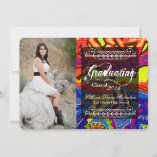 5x7 Graffiti Peinture Faire-part principal