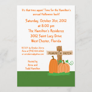 5x7 Halloween Fun Party Invitation