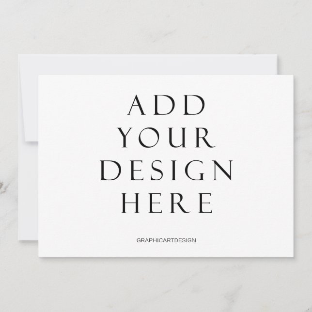 5x7" Horizontal Invitation Card Printing (Front)