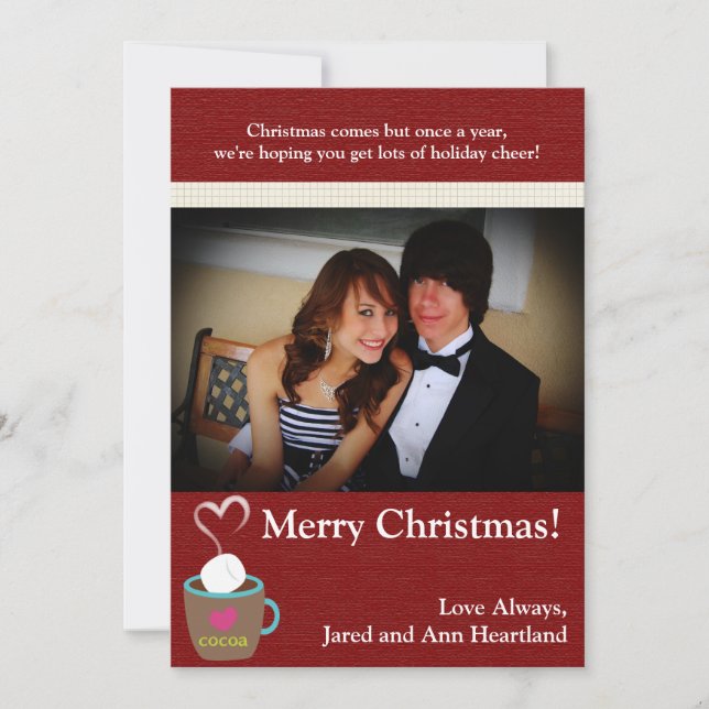 5x7 Hot Cup of Coco Invitation (Devant)