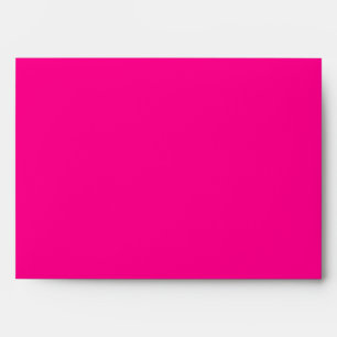 5x7 Hot Pink Outside Zebra Print Inside Envelope