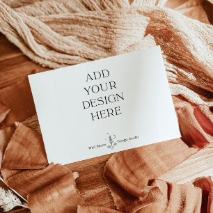 5x7" Invitation Cards Custom Print Horizontal
