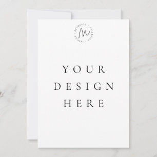 5x7 Invitation personnalisée