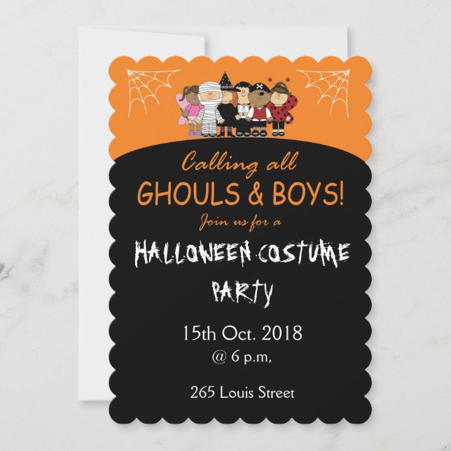 5x7 Invitation Scalloped (Front)