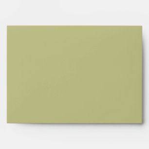5x7 Jungle Green Outside Blue Inside Envelope