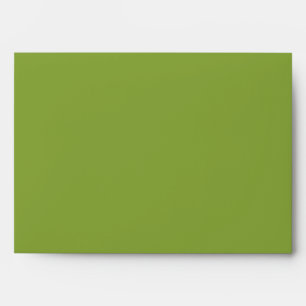5x7 Jungle Green Outside Blue Inside Envelope