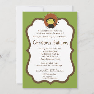 5x7 Jungle Tales Safari Invitation