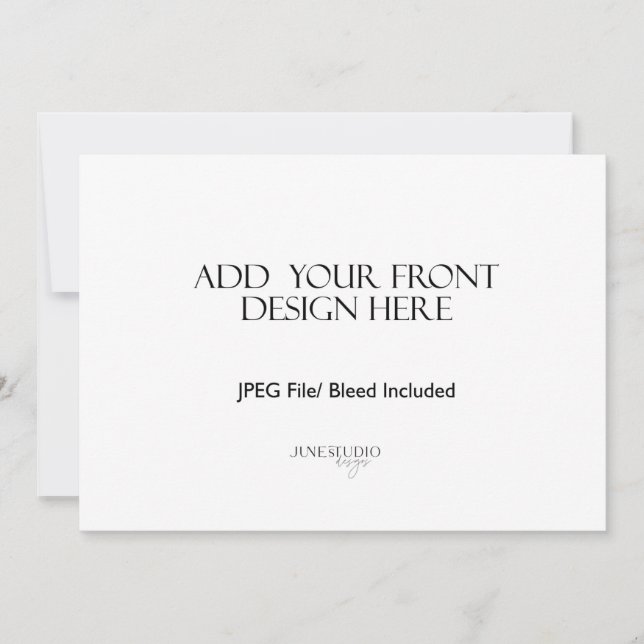 5x7" Landscape Card Printing Double-sided (Front)