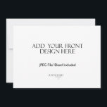 5x7" Landscape Card Printing Double-sided<br><div class="desc">This is a PRINT ORDER for a Double-sided Landscape Card sized 5x7 inches ( 127x178 mm). This is a great option for printing invitations, announcement cards, bridesmaid proposal cards, and more in a horizontal orientation. Download your Design as a JPEG file with the Show Bleed option turns on. Replace our...</div>