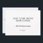 5x7" Landscape Card Printing Double-sided<br><div class="desc">This is a PRINT ORDER for a Double-sided Landscape Card sized 5x7 inches ( 127x178 mm). This is a great option for printing invitations, announcement cards, bridesmaid proposal cards, and more in a horizontal orientation. Download your Design as a JPEG file with the Show Bleed option turns on. Replace our...</div>
