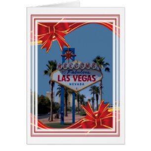 5x7 Las Vegas Christmas Card Personnalisez votre p
