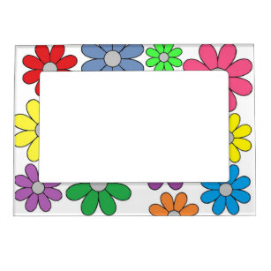 5x7 Magnetic Picture Frame - Crazy Daisies!