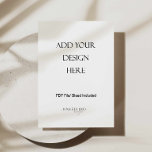 5x7" Menu Card Print Single-Sided<br><div class="desc">This is a Print Order for a 5x7-inch ( 127x178mm) Single-sided Card print. It is ideal for a menu, table number card, small signage, welcome bag note, bridesmaid proposal card, wedding program, or any card printing needed for your events.</div>