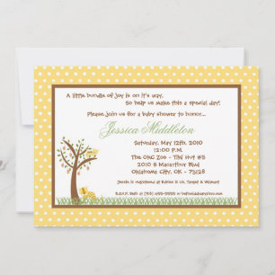 5x7 Neutra Baby Tiger & Mom Baby Shower Invitation