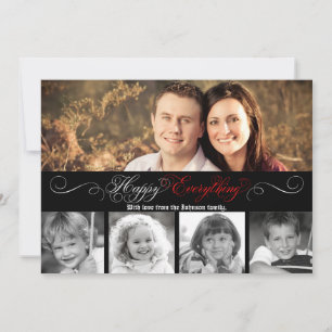 5x7 Noël XMAS Joyeux Carte photo de vacances