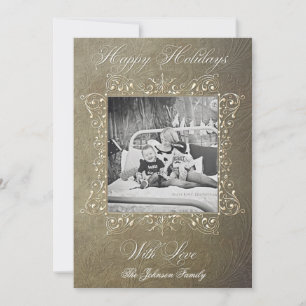 5x7 Noël XMAS Vieux Carte photo papier