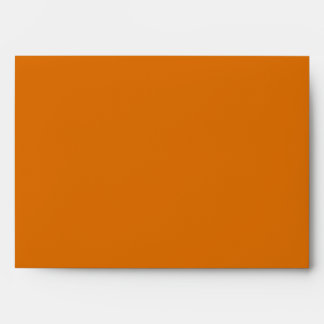 5x7 Orange Hors Enveloppe D'Automne À L'Intérieur