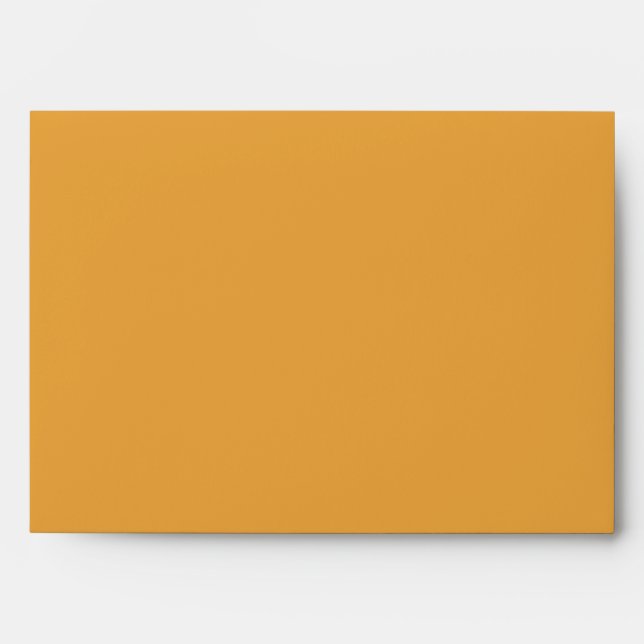 5x7 Orange Outside Polka Dot Inside Envelope (Front)