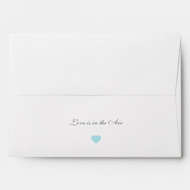 5x7 Personalized Envelopes Valentine's Day | Love (Back (Top Flap))