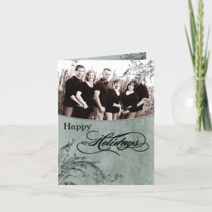 5x7 Personalized FOLDING PHOTO Christmas Card