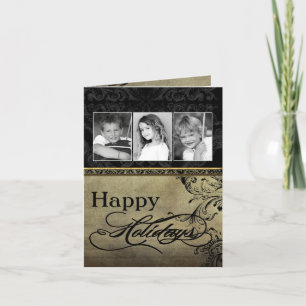 5x7 Personalized FOLDING PHOTO Christmas Card