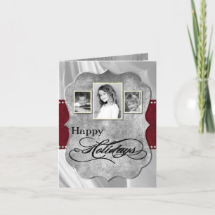 5x7 Personalized FOLDING PHOTO Christmas Card