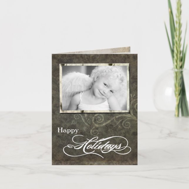 5x7 Personalized FOLDING PHOTO Christmas Card (Front)